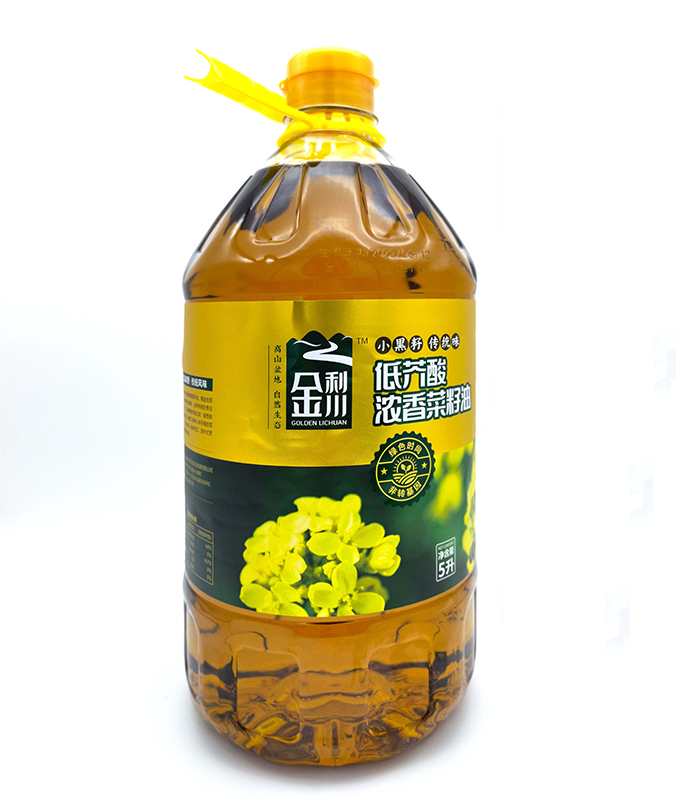 恩施低芥酸浓香菜籽油5L装