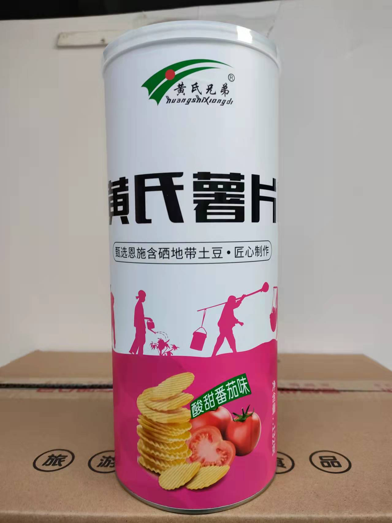 恩施黄氏薯片番茄味 