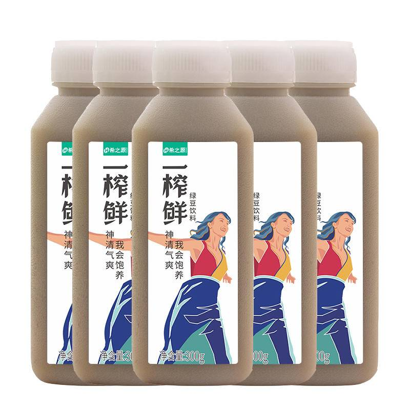 恩施一榨鲜绿豆谷物饮料300g×12瓶