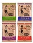 手撕黑猪肉四种口味：香辣、麻辣、五香,烧烤